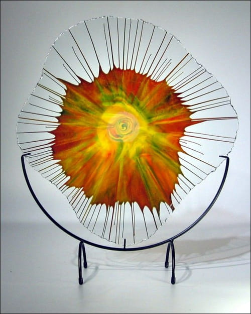 Art Glass - 18 - 001_5 Energy Web at Hunter Wolff Gallery